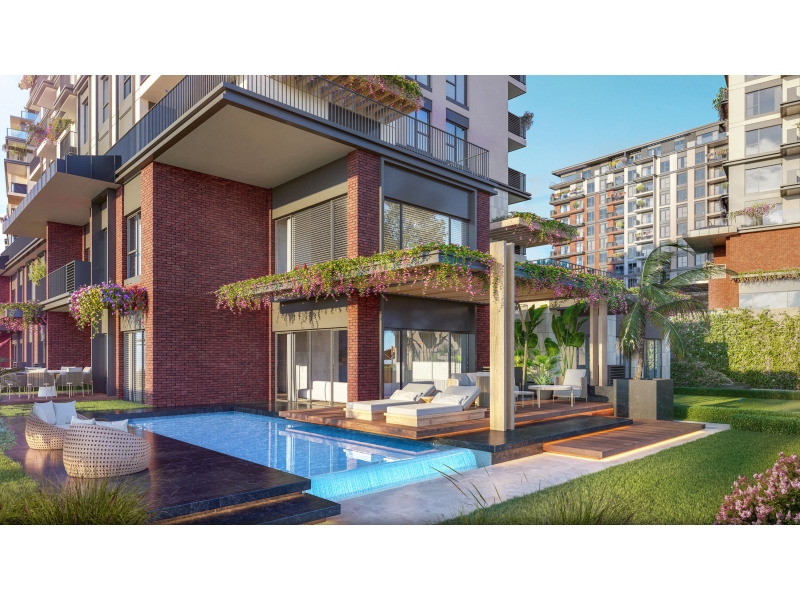 1+1 satılık Residence Levent ormanın canlandırıcı yer 