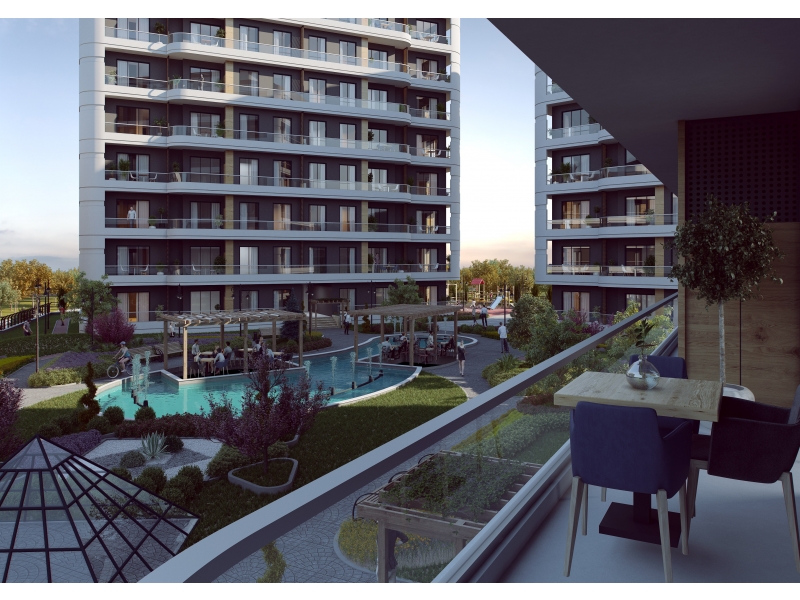 2+1  residence for sale in Istanbul Avcilar 