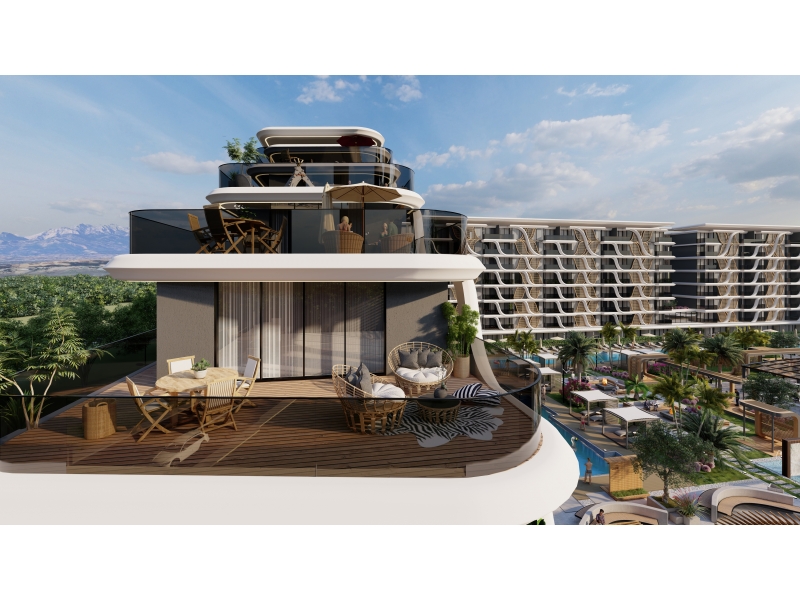 3+1 satılık residence Antalya