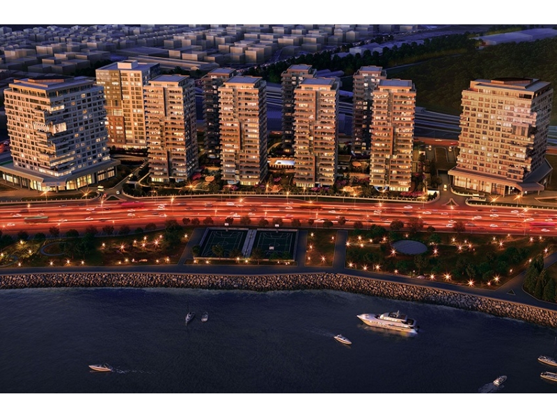 New project  1+1 residence for sale sea view in Bakirkoy