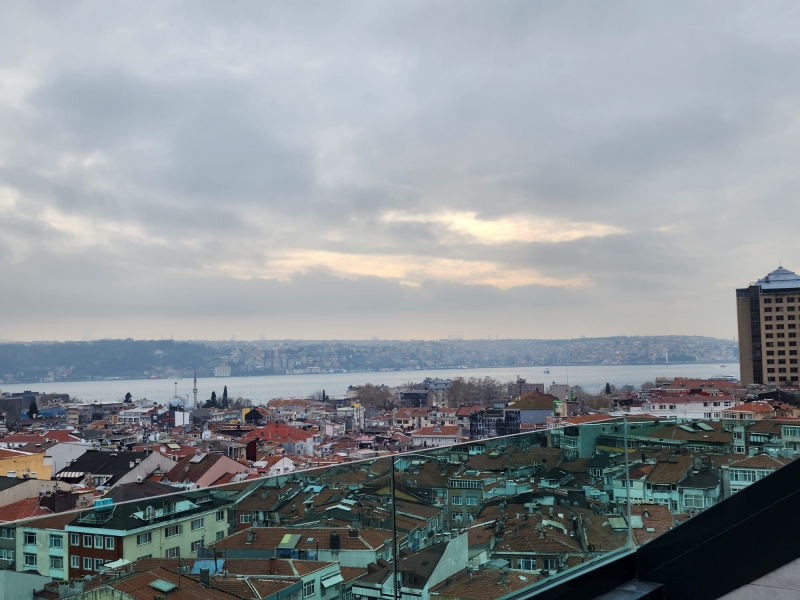 6+2 duplex for sale with Bosphorus view in Besiktas close to Nisantası