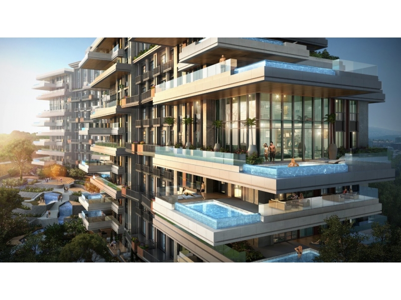 New Project with Sea View 2+1 residence for sale in Teshvikia