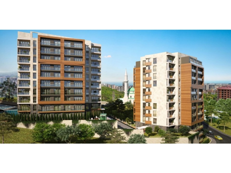 1+0 studio residence for sale in Trabzon city