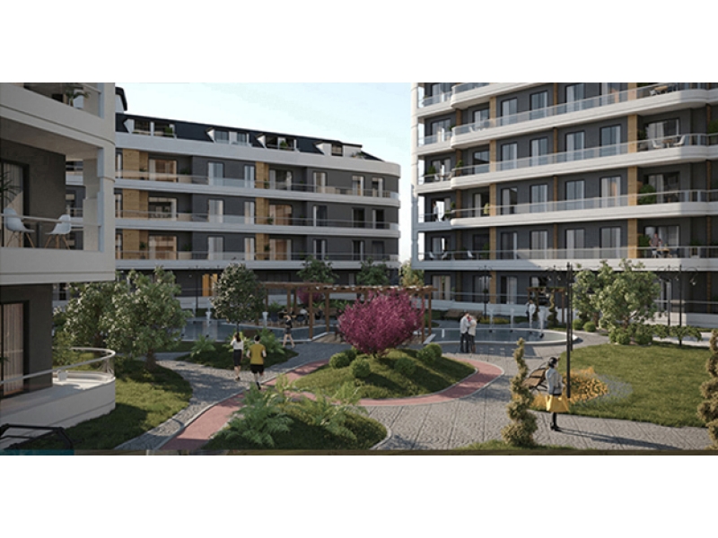 3,5+1 new residence for sale in Avcilar